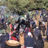 Les migrants s'accumulent à la frontière entre le Bélarus et la Pologne.